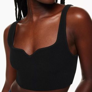 Aritzia Babaton, Sculpt Knit Notch Tank, Size M